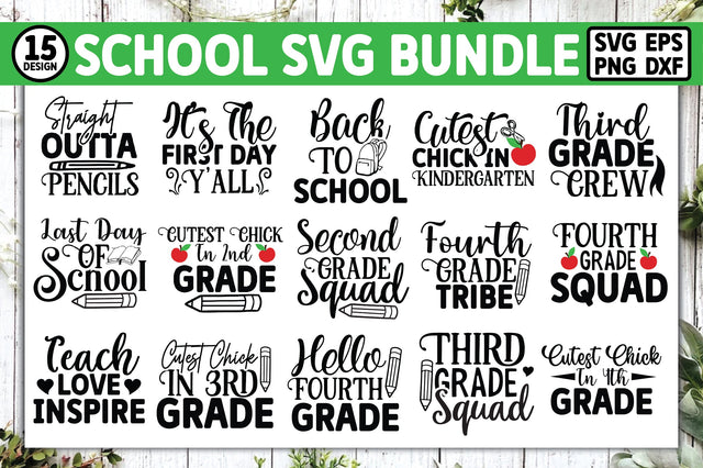 School SVG Bundle SVG Ariyan 