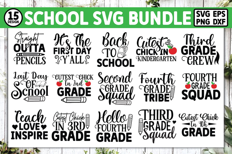 School SVG Bundle SVG Ariyan 