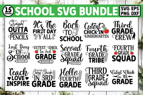 School SVG Bundle SVG Ariyan 