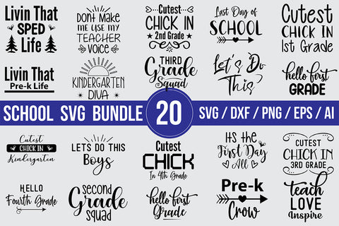 School SVG Bundle SVG orpitasn 