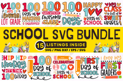 School SVG Bundle SVG Regulrcrative 