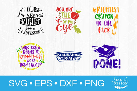 School SVG Bundle SVG SavanasDesign 