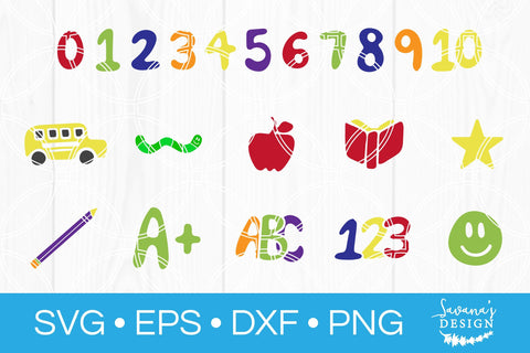 School SVG Bundle SVG SavanasDesign 