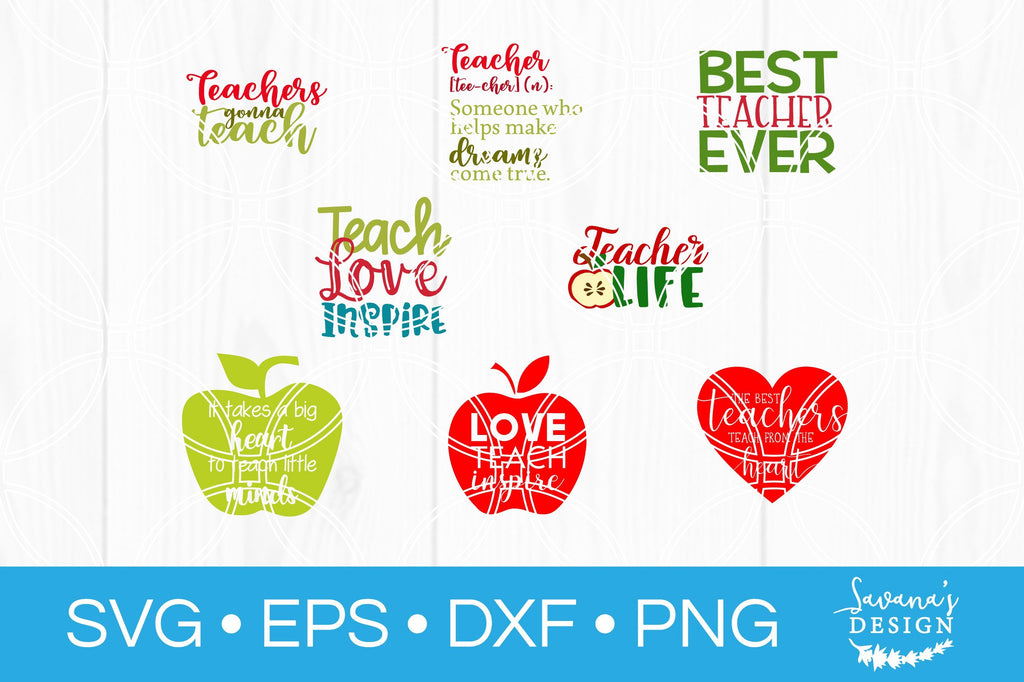 School SVG Bundle - So Fontsy