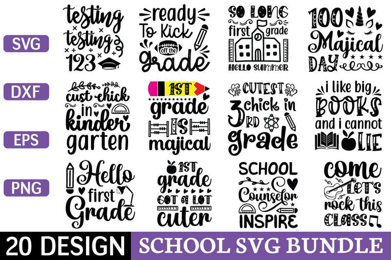 school svg bundle vol 2 SVG buydesign 