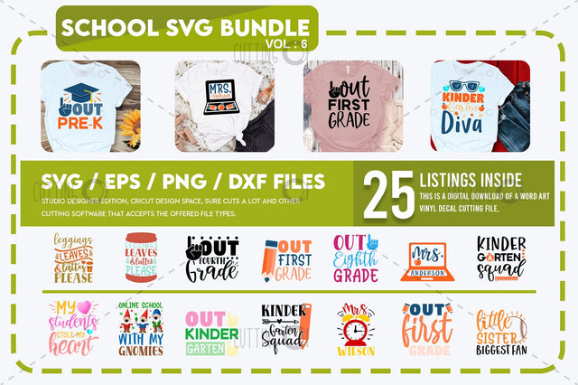 School SVG Bundle Vol 6 SVG Designangry 