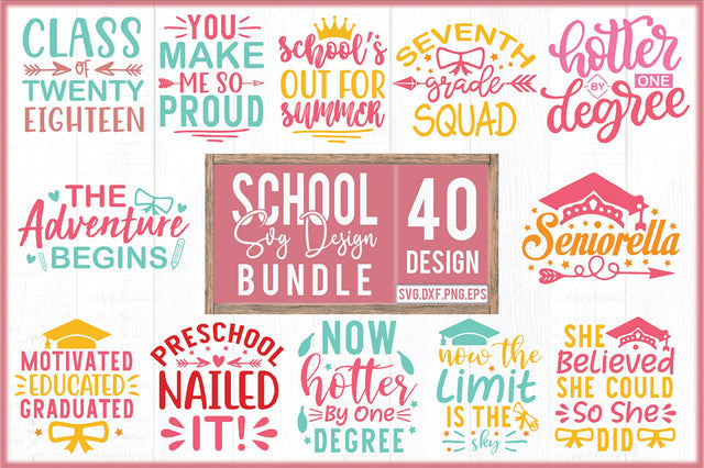 School SVG Design Bundle SVG Creativeart88 