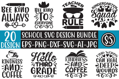 School SVG Design Bundle SVG Rupkotha 