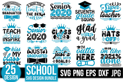 School Svg Design Bundle SVG Rupkotha 