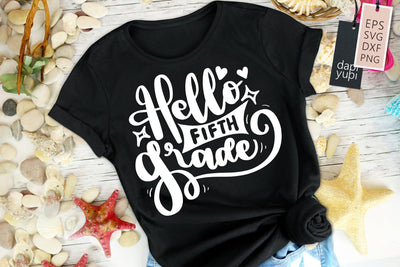 School SVG Hello Fifth Grade Quotes SVG dapiyupi store 