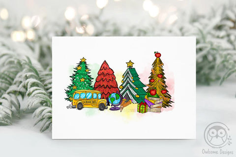 School, Teacher Christmas Tree PNG Christmas Sublimation SVG LAM HOANG THUY 