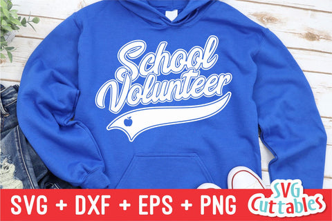 School Volunteer svg - School svg - Occupation - Swoosh - svg - dxf - eps - png - Cut File - Silhouette - Cricut - Digital Download SVG Svg Cuttables 