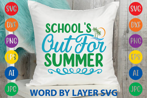 School's Out For Summer, Summer SVG SVG Rafiqul20606 