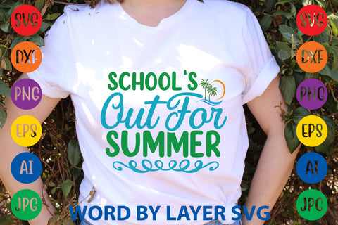 School's Out For Summer, Summer SVG SVG Rafiqul20606 