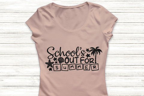 School's Out For Summer| Summer Vacation SVG Cutting Files. SVG CosmosFineArt 