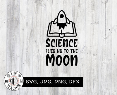 Science flies us to the moon SVG SVG The STEM Teacher 