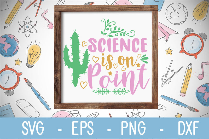 science is on point SVG cut file SVG Svgcraft 