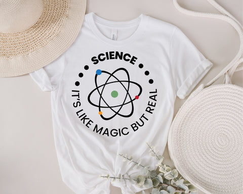 Science It's Like Magic, But Real Svg, science svg, science teacher svg, science cross stitch svg, forensic science svg, science pin svg SVG Fauz 