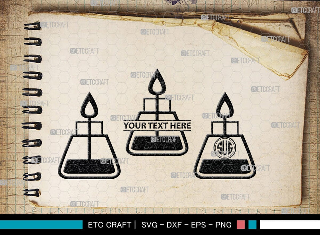 Science Monogram, Science Silhouette, Science SVG, Laboratory Svg ...