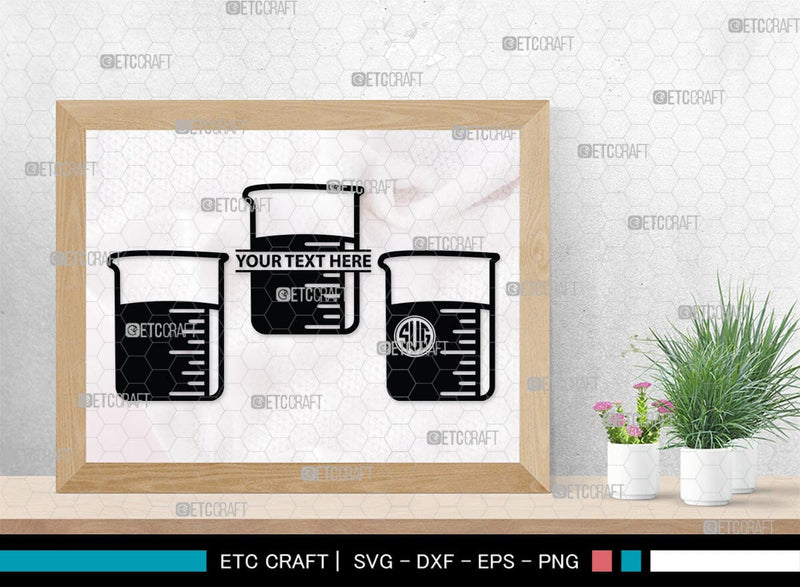 Monogram Lab Test Science Monogram, Science Silhouette, Science SVG, Laboratory Svg ...