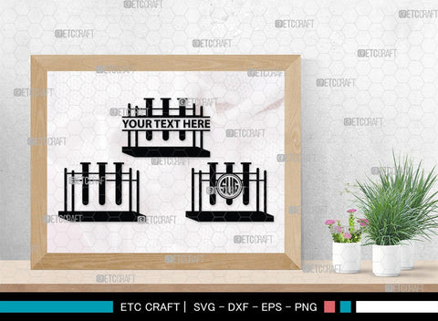 Science Monogram, Science Silhouette, Science SVG, Laboratory Svg, Microscope Svg, Test Tube Svg, SB00155 SVG ETC Craft 