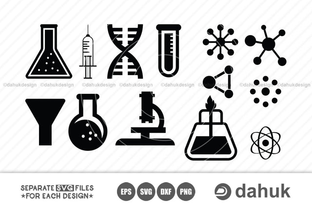 Science svg, Atomic svg, Atomic Clipart, Chemicstry svg, Test svg, Lab silhouette Svg, Eps, Dxf, Png, digital art, clipart SVG dahukdesign 