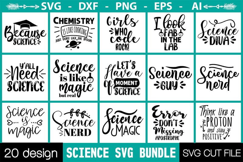 Science SVG Bundle SVG Nbd161 
