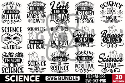 Science Svg Bundle SVG SVGista 