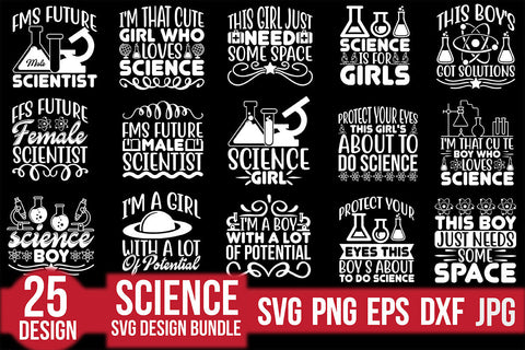 Science Svg Design Bundle SVG Rupkotha 