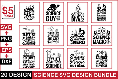 Science Svg Design Bundle SVG Rupkotha 