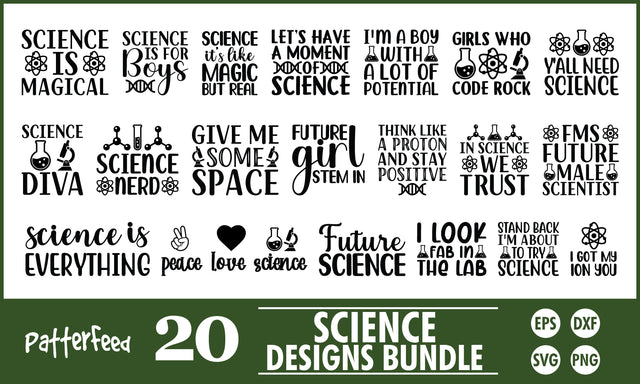 Science SVG Designs Bundle SVG PatternFeed8 