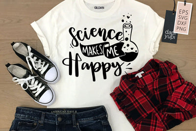 Science SVG Science Makes Me Happy Quotes SVG dapiyupi store 