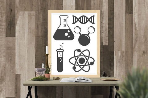 Science Symbols SVG Designed by Geeks 