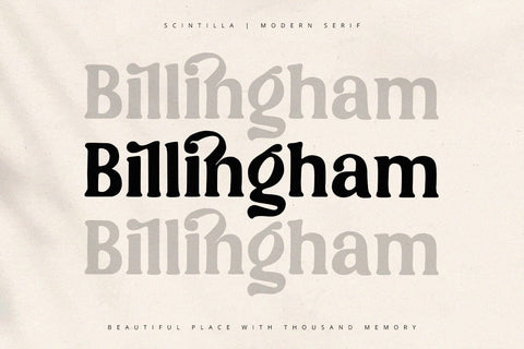 Scintilla - Modern Serif Font Font Alpaprana Studio 