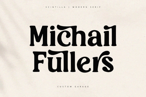 Scintilla - Modern Serif Font Font Alpaprana Studio 