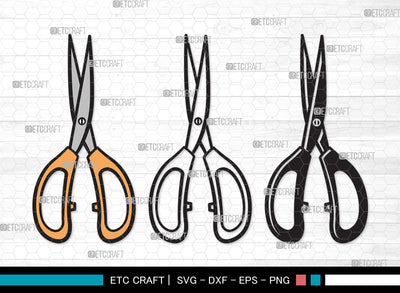 Scissors Clipart SVG, Scissors Kids Svg, Barber Scissors Svg, Hairdressing Svg, Hair Scissors Svg, Hair Saloon Svg, Scissors Clipart SVG ETC Craft 