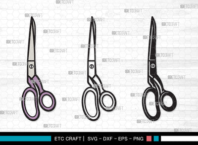 Scissors Clipart SVG, Scissors Kids Svg, Barber Scissors Svg, Hairdressing Svg, Hair Scissors Svg, Hair Saloon Svg, Scissors Clipart SVG ETC Craft 