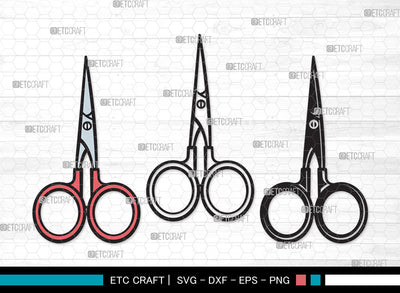 Scissors Clipart SVG, Scissors Kids Svg, Barber Scissors Svg, Hairdressing Svg, Hair Scissors Svg, Hair Saloon Svg, Scissors Clipart SVG ETC Craft 