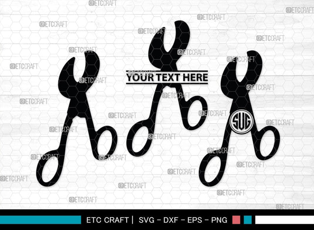 Scissors Monogram, Scissors Silhouette, Scissors SVG, Salon Svg, Hairdresser Svg, Hairstyle Svg, SB00211 SVG ETC Craft 