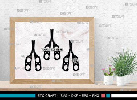 Scissors Monogram, Scissors Silhouette, Scissors SVG, Salon Svg, Hairdresser Svg, Hairstyle Svg, SB00211 SVG ETC Craft 