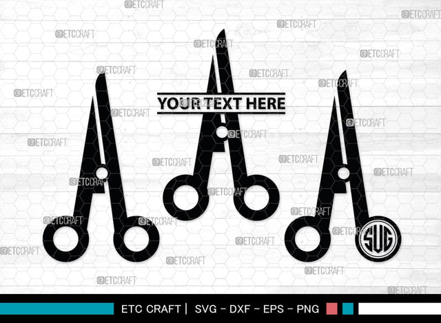 Scissors Monogram, Scissors Silhouette, Scissors SVG, Salon Svg, Hairdresser Svg, Hairstyle Svg, SB00211 SVG ETC Craft 