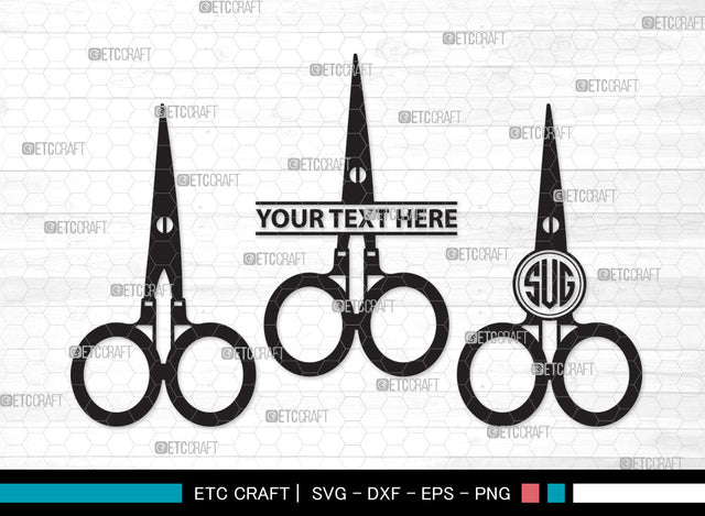 Scissors Monogram SVG, Scissors Kids Svg, Barber Scissors Svg, Hairdressing Svg, Hair Scissors Svg, Hair Saloon Svg, Scissors Monogram SVG ETC Craft 