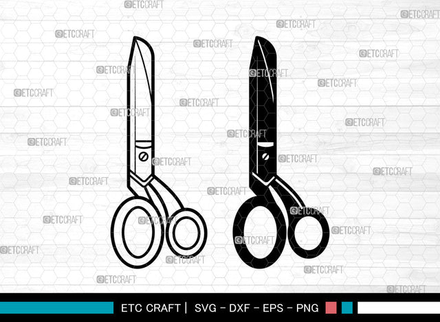 Scissors SVG, Barber Scissors Svg, Hair Saloon Svg, Scissors Svg SVG ETC Craft 