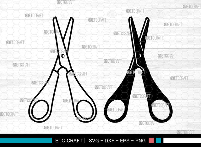 Scissors SVG, Barber Scissors Svg, Hair Saloon Svg, Scissors Svg SVG ETC Craft 
