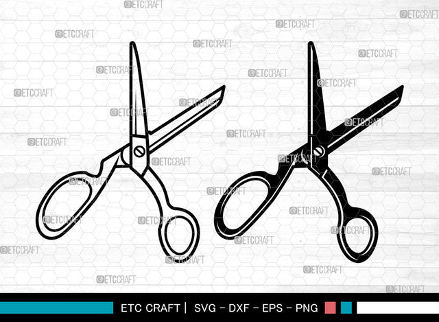 Scissors SVG, Barber Scissors Svg, Hair Saloon Svg, Scissors Svg SVG ETC Craft 
