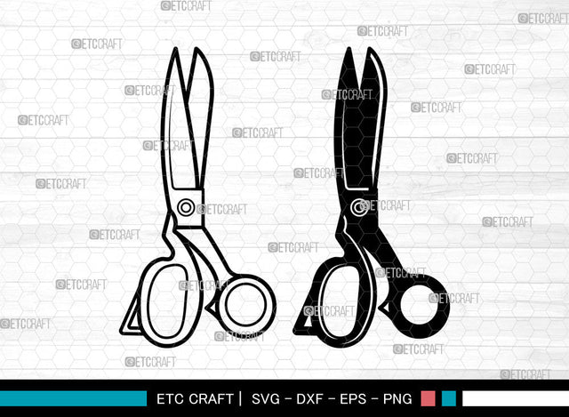Scissors SVG, Barber Scissors Svg, Hair Saloon Svg, Scissors Svg SVG ETC Craft 