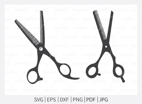 Scissors SVG Cut File; Barber Scissors svg, Salon Scissors Svg, scissors silhouettes, Hairstylists Svg, Hair Stylist Svg, Salon Squad Svg SVG Dinvect 