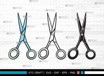 Scissors SVG Cut File | Scissors Kids Svg | Barber Scissors Svg | Hairdressing Svg | Hair Scissors Svg | Hair Saloon Svg | Scissors Clipart SVG ETC Craft 
