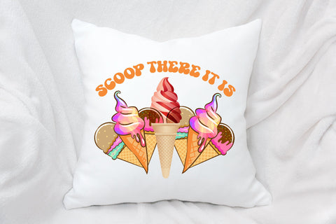 Scoop There It is Funny Ice Cream Cone Sublimation Rupkotha 
