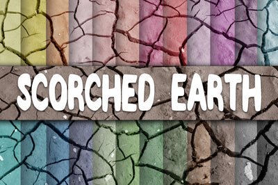 Scorched Earth Textures Digital Paper Sublimation Old Market 